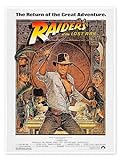 Indiana Jones - Jäger des Verlorenen Schatzes (englisch) I Poster 30 x 40 cm Braun Filme Wanddeko