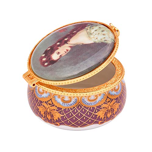 Dose – Sisi - aus feinstem Porzellan | Kaiserin Elisabeth Porzellandose mit Deckel | DAS ORIGINAL aus Schloss Schönbrunn | Inklusive Geschenkbox