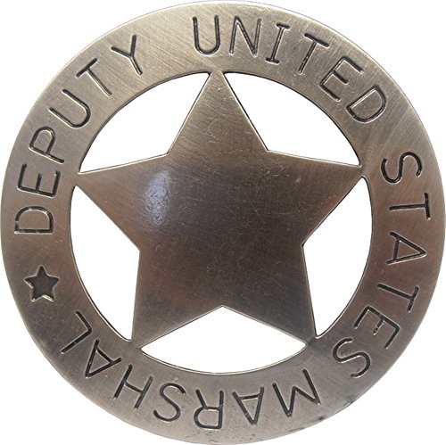 Sheriffstern US-Deputy Marshal Stern grau