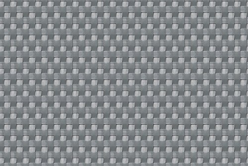 Sellon24 Polyrattan Balkonverkleidung Sichtschutz Balkonsichtschutz anthrazit braun weiß schwarz Kupfer grün Meterware Balkonbespannung 17,99€ / Quadratmeter (H 90cm, RD17 - Silber Grau)