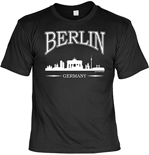 T-Shirt Berlin Germany Fun Shirt Geburtstag Geschenk geil Bedruckt mit Spassvogel Urkunde
