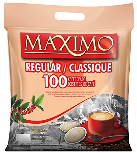 MAXIMO Regular Kaffeepads, 100 Pads 700g - aromasicher verpackt