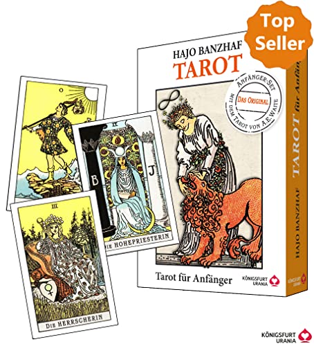 Tarot für Anfänger: Original Waite Tarotkarten und Buch von Hajo Banzhaf: Set mit Buch und Karten
