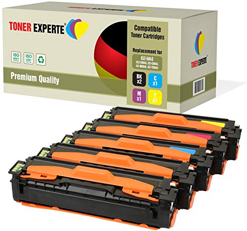 TONER EXPERTE® 5 Premium Toner kompatibel zu CLT-K504S C504S M504S Y504S für Samsung Xpress SL-C1810W, SL-C1860FW, CLX-4195FN, CLX-4195N, CLX-4195FW, CLP-415N, CLP-415NW