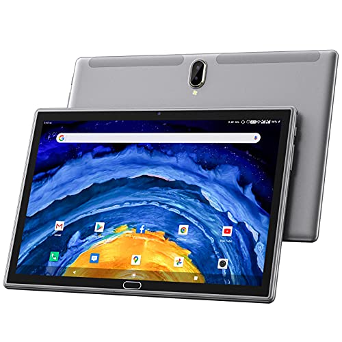Tablet 10 Zoll, Android 11.0, ZONKO 4G LTE Tablett PC, Octa Core 1.6GHz, 4GB RAM 64GB ROM, 1280x800 IPS, Dual SIM Slot, Typ-C, 6000mAh, 13 MP Kamera, Bluetooth,WiFi, GPS OTG, Dual SIM Anruf, grau