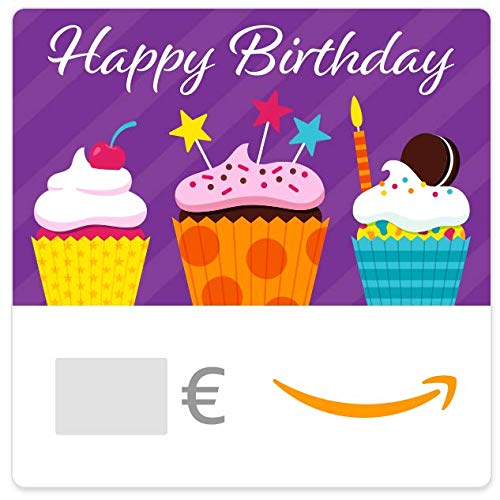 Digitaler Amazon.de Gutschein (Happy Birthday Cupcakes)
