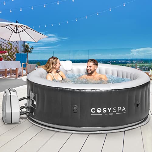 CosySpa aufblasbarer Whirlpool für den Außenbereich - 4 Personen oder 6 Personen Optionen erhältlich (4 Personen)