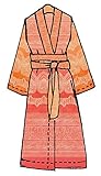 Bassetti Kimono, Baumwolle, Coralle, L-XL cm