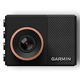 Garmin Dash Cam 55 - ultrakompaktes Design, 3,7 MP Kamera mit Schnappschussfunktion, Sprachsteuerung, Fahrspurassistent, Go!-Alarm und Überwachungsmodus beim Parken (Generalüberholt)