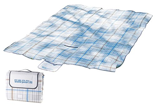 PEARL Picknickdecken: wasserdichte XXL-Picknick-Decke aus Fleece, 2,5 x 2 m (Picknickdecke wasserdicht, Outdoor Decke wasserdicht, Mikrofaser Badetücher)