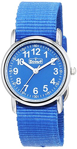 Scout Jungen-Armbanduhr Analog Quarz Textil 280304000
