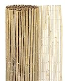 Windhager Sichtschutzmatte Mitake, Zaunmatte aus Bambus, Bambusmatte, Sichtschutz-Zaun aus naturbelassenen Bambus, Blickschutz, 100 x 300 cm, 06684