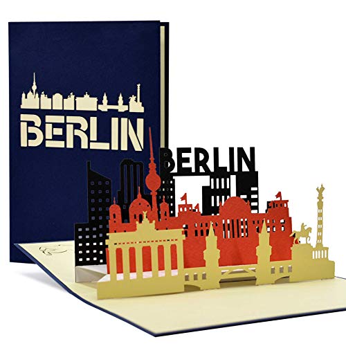 Reisegutschein Berlin, Wochenende I Städtetrip Berlin als Pop Up Karte, Geschenk, Geschenkideen, Geschenkgutschein Städtereise, A109