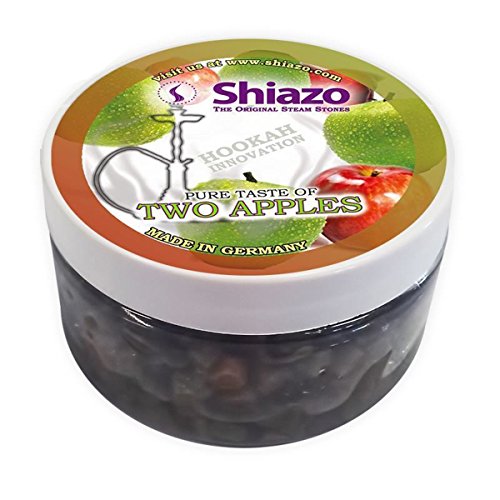 Shiazo 100g Dampfsteine Granulat - Nikotinfreier Tabakersatz Doppelapfel