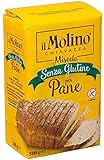 Molino Chiavazza - Italienisches Brot Backmischung Glutenfrei | 2er Pack (2 x 500g)