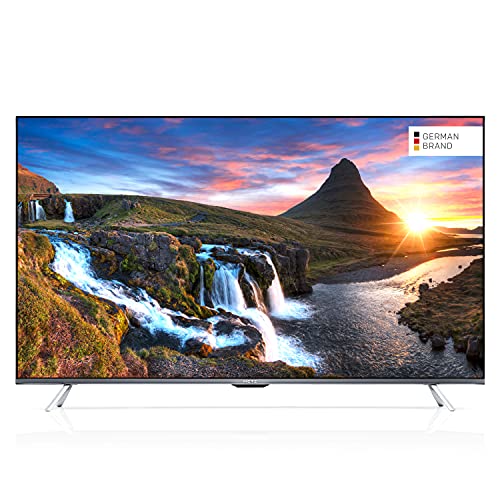 METZ Blue 55MUC7001Z 55 Zoll Smart 4K UHD Fernseher (139 cm) mit Android TV (Triple Tuner, Android 10.0, Netflix, YouTube, Prime Video, Disney+, HDMI, CI-Slot, USB, digital Audio)