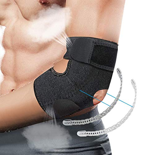 Elbow Bandage Elbow Bandage Tennis Elbow for Men & Women Adjustable Breathable Elbow Splint for Strength Sports Golfer's Arm Handball