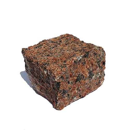 AUPROTEC Granit Pflasterstein Naturstein 9/11 rot DIN EN 1342: 1 Stein als Muster oder Reparaturstein