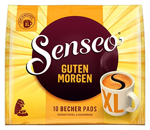 Senseo Pads Guten Morgen XL, 50 Kaffeepads, 5er Pack, 5 x 10 Becherpads