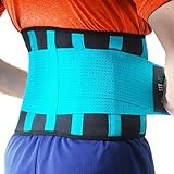 Clever Yellow Rückenbandage Herren und Damen - Bandscheiben Gürtel / Rückenstützgürtel zur Linderung von Rückenschmerzen, Vorbeugung von Verletzungen und Stabilisierung der Lendenwirbelsäule - Large