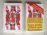Senioren Skat 2er Spielkarten-Set 2x32 Blatt große Ziff