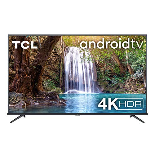 TCL 43EP660 Fernseher 108 cm (43 Zoll) Smart TV (4K UHD, HDR10, Micro Dimming Pro, Android TV, Prime Video, Alexa kompatibel, Google Assistant) Brushed Titanium