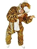 Tiger-Kostüm, F14 Gr. M, Fasnachts-Kostüme Tier-Kostüme, Tiger-Faschingskostüm, für Fasching Karneval Fasnacht, Karnevals-Kostüme, Faschings-Kostüme, Geburtstags-Geschenk Erwachsene