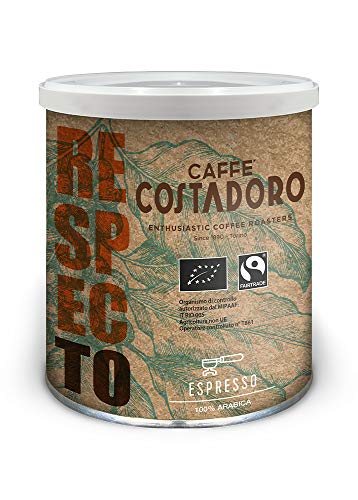 CAFFE' COSTADORO Caffè Costadoro Respecto Arabica Espresso Kaffee Dose, 250 g