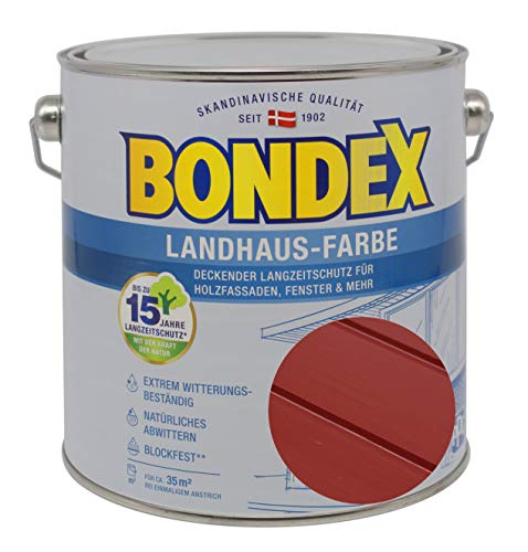 Bondex Landhaus-Farbe 2,50l schwedenrot - 391310