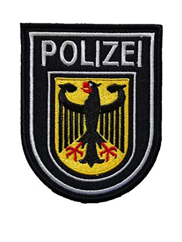 Aufnäher Deutschland Polizei Republik Deutschland Adler Deutschland Flagge Polizisten Militär Haken Taktik Moral bestickt Patch