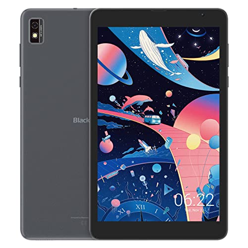 Blackview Tab 6 Tablet PC 8 Zoll Dual 4G SIM mit Android 11 Unisoc T310 Quad-Core, 3GB RAM 32GB ROM, 256GB erweiterbar 1280x800 HD+ IPS Display, Akku 5,580mAh, WiFi, Bluetooth 5.0, Typ-C, OTG, GPS