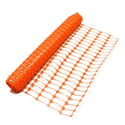 True Products b1003 C Standard-Schutznetz aus Kunststoff, Rolle, Orange, 4 kg 1 m x 50 m