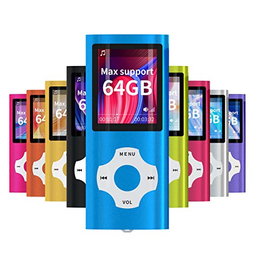Mymahdi MP3 / MP4 beweglicher Spieler, dunkelblau mit 1.8 Zoll LCD-Schirm und Memory Einbauschlitz, maximale Unterstützung 128GB Memory TF Karte