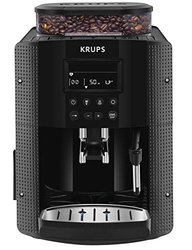 Krups EA8150 Kaffeemaschine, freistehend, Espressomaschine, 1,7 l, integriertes Mahlwerk, 1450 W, Schwarz