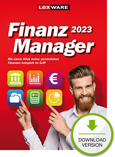 Lexware FinanzManager 2023 Download | Einfache Buchhaltungs-Software für private Finanzen und Wertpapier-Handel | Standard | PC Aktivierungscode per Email