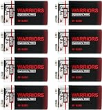 Warriors 2X 4X 8X 9V blockbatterie Batterie 9 Volt blockbatterie blockbatterien 9v alkalisch, Ultra High Power, Ultra Long Life, für Rauchmelder, Brandmelder, Alarmsensoren 6lr61 6F22 PP3 MN1604 (8X)