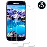 WISMURHI [3 Stück Panzerglas kompatibel mit Galaxy S7, Schutzfolie für Galaxy S7 - Anti-Kratzer, Anti-Öl, HD Transparenz, Anti-Bläschen, Panzerglasfolie Displayschutzfolie für Galaxy S7