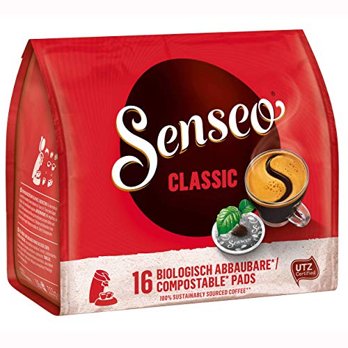 Senseo Pads Classic, 160 Kaffeepads, 10er Pack, 10 x 16 Getränke