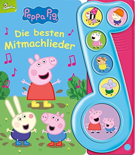Peppa Pig - Mein erstes Klavier - Kinderbuch mit Klaviertastatur, 9 Kinderliedern, Vor- und Nachspielfunktion - Pappbilderbuch ab 3 Jahren - Peppa ... mit Sound - Pappbilderbuch mit 6 Melodien