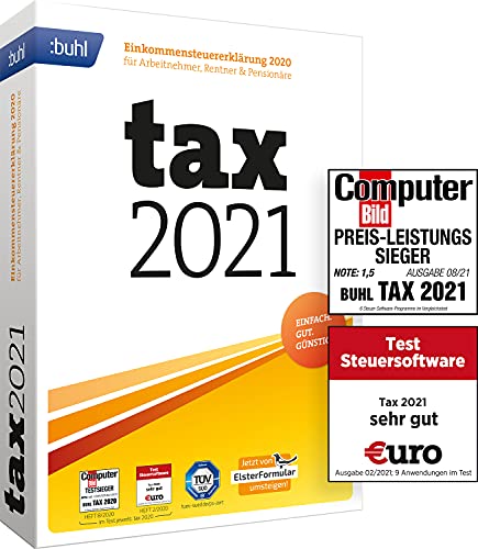 Tax 2021 (für Steuerjahr 2020 | Standard Verpackung)