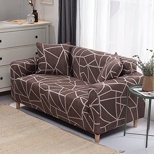 Bedruckter Sofabezug Stretch Universal-Schnitt-Sofabezüge für Wohnzimmer Moderne Couch-Eckenabdeckung für Sofa A3 3-Sitzer