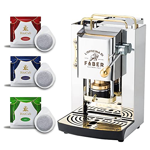 Kaffeemaschine Chalde Pro Deluxe Edelstahl Messing