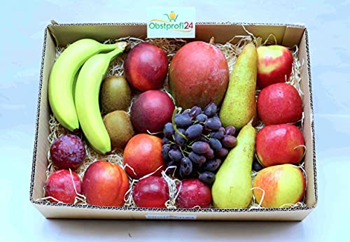 Die klassische Obstbox -frisches Obst aus einer gesunden Auswahl an reifem saisonalem Obst - Obstprofi24 (4 kg)