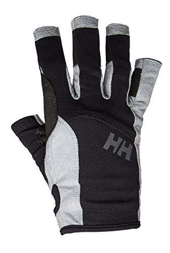 Helly Hansen Unisex Sailing Glove Short Segelhandschuhe, Schwarz (Black), Large