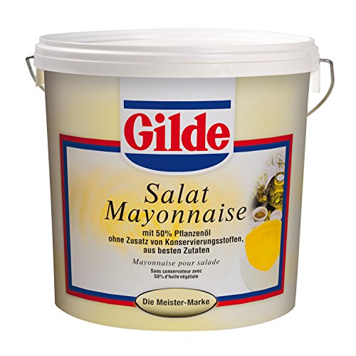 Gilde Salat-Mayonnaise 50% Pflanzenöl, DLG prämiert, Eimer (10 kg)
