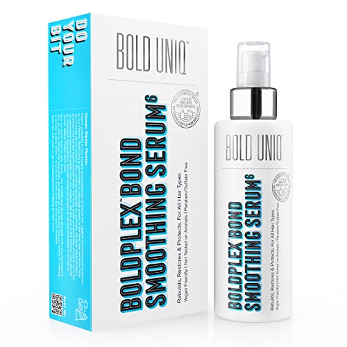 BoldPlex 6 Glättendes Serum für Haare - Hydratisierende Behandlung für Krauses, Trockenes, Beschädigtes, Gefärbtes oder Gebleichtes Haar - Sulfatfrei, ohne Parabene, 100% Vegan - 175 ml