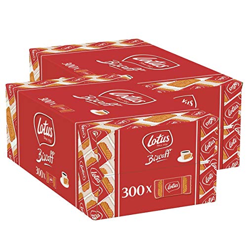 2x Lotus Biscoff Karamellgebäck das Original 300 stk. - Ideal zum Kaffee, Tee oder Kakao