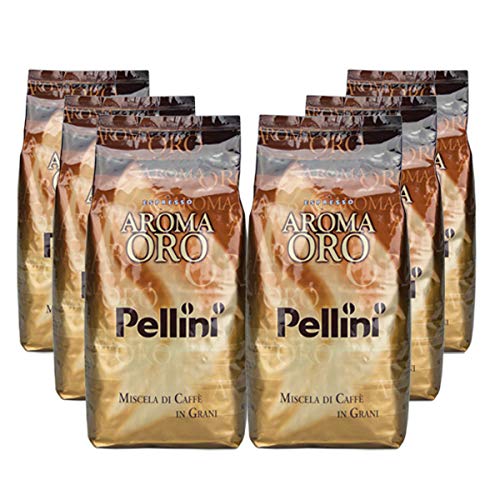 Pellini Caffè Aroma Oro, Bohne, 6er Pack