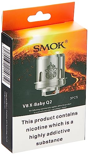 SMOK TFV8 X-Baby Q2 Coils 0.4 ohm (packung von 3) Enthält Kein Nikotin