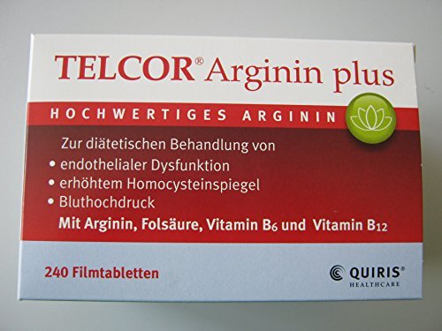 TELCOR ARGININ PLUS 240St Filmtabletten PZN:3104757 by Quiris Healthcare GmbH